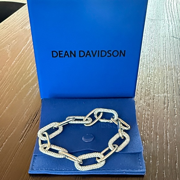 Dean Davidson Jewelry - Dean Davidson Solene Pavé Link Bracelet in Silver and Cubic Zirconia
